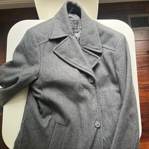 Gray JosABank Pea Coat